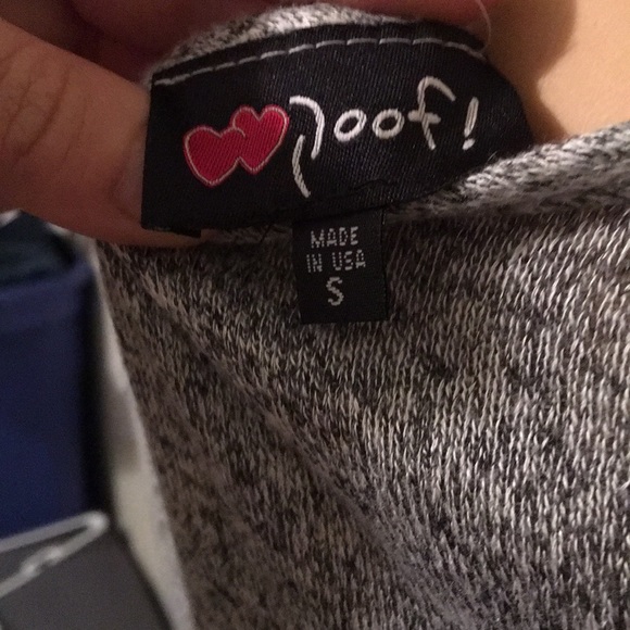 Poof Cold Shoulder Dress or Leggings Top Sz Sm - Picture 4 of 6